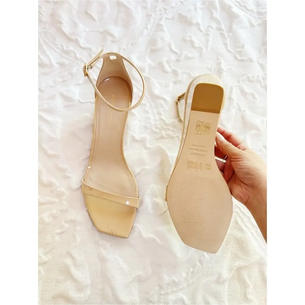 Stuart Weitzman Nudistcurve Wedge Sandal Size 11